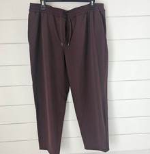 Lululemon Tapered Leg Mid Rise Pant 7/8 Luxtreme Espresso Extra Large  picture