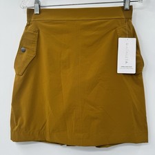 Athleta Vienna Cargo Skort Women 6 Spiced Ochre Featherweight Stretch 988132 picture