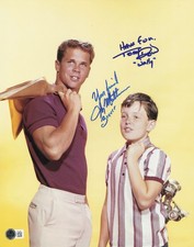 Jerry Mathers & Tony Dow Signed 11x14 Photo Leave It To Beaver Beckett BAS picture