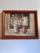 Vintage Daisy Wall Art, Art Print, Rustic Cottage Decor, Country Farmhouse picture