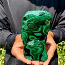 1.4LBNatural polished peacock mineral free-form specimen spiritual stone healing picture