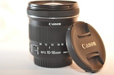 Canon EF-S 10-18mm 4.5-5.6 IS STM CLEAN lens for EOS T8 T7 T6 SL 60D 70D 80D 90D picture