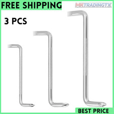 3 Pcs Offset Screwdriver Set  Right Angle Phillips and Flat Head, 90 Degree Scre picture