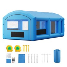 Uimoso Inflatable Paint Booth 23x13x9ft with 480W &750W Blowers, Portable Design picture