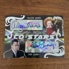 TIM CURRY AILEEN QUINN 3/3 2020 Leaf Pop Century Annie Autograph Auto Rare picture