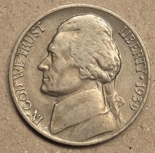 1939-D Jefferson Nickel - Scarce  Key Date  C picture