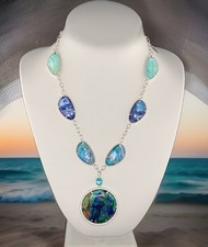 *NWT* Rarities By Carol Brodie - Azurite/Lapis/Amazonite/Labradorite/Apetite picture