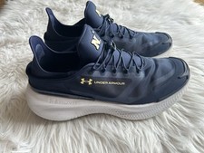 Under Armour Men's 10 Navy Collegiate Nova Slip Speed Athletic Shoes picture