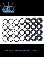 REIGN UTV A-Arm Bushing Kits Front Only For POLARIS RZR XP Turbo S 2018-2021 picture