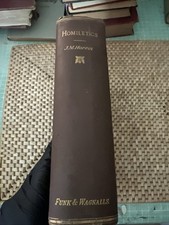 Rare 1883 Antique Book, Homiletics By James M. Hoppin - Christian picture