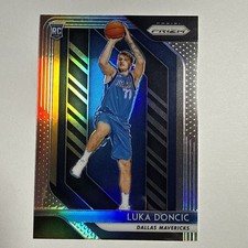 2018-19 Panini Prizm Luka Doncic Prizm Silver Rookie RC #280 (Read Scratch) picture