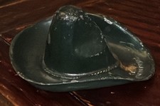 TEXAS CENTENNIAL EXPOSITION Cowboy Hat Copper 1836-1936 Vintage Ashtray picture