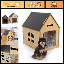 Cozy Indoor Wooden Pet House for Small Dogs & Cats - Stylish & Durable Design picture