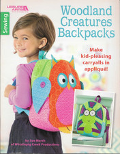 Woodland Creatures Backpacks Leisure Arts Sewing Booklet 6619 picture