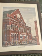 VTG CG Morehead 16x13 Grand Ole Opry Framed Print Nashville TN 1973 Music picture