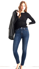 NEW Madewell Womens W27 High Rise Skinny Stretch Jeans  (30-35Wx28L) Dark Wash picture
