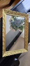 Vtg Matson Stylebuilt Filigree Ormolu Vanity Mirrored Tray Hollywood Regency 16