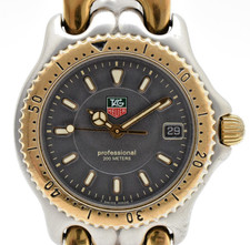 [EXC+5] TAG Heuer SEL Professional WG1220-K0 Gray Quartz Men's Watch Japan picture