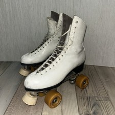 Vintage Riedell Red Wing Sure Grip Classic Precision Roller Skates Size 7.5 picture