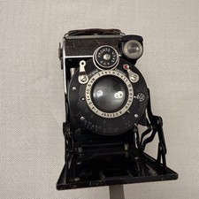 Antique Wirgin Folding Camera Schneider-Kreuznach Radionar 1:4.5/105mm Prontor-S picture