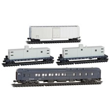 Micro-Trains Line 98302275 - Western PacificÂ® MOW 4-Pack Western Pacific (WP... picture