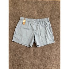 AFTCO Landlocked Shorts Blue Shadow M108 Mens XXL 6 Inch Inseam Fishing Outdoor picture