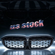 Black Carbon Front Kidney Diamond Grill Grille for 2019-2022 BMW G20 330i M340i picture