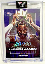 2024 Topps Now 40,000 Career Points LEBRON JAMES #LJ-40K picture