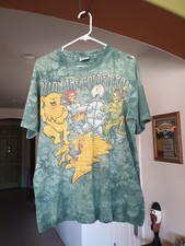 Vintage Grateful Dead Follow The Golden Road T Shirt L 1994 Fall Tour Distress picture