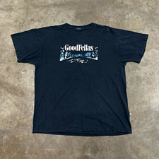 Vintage 2000s Goodfellas Movie Promo Tee Black XL Opening Scene Fits XL picture