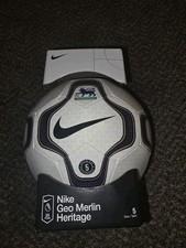 Nike Geo Merlin Heritag- Premier League Soccer Ball New In Box Size 5  picture