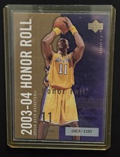 2003-04 Upper Deck Honor Roll Karl Malone Gold #63/100 picture