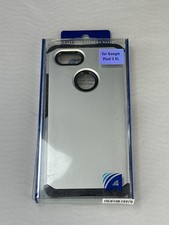 Asmyna Astronoot Case for Google Pixel 3 XL - Silver/Black picture