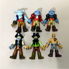 6x Fisher-Price Imaginext Pirate Adventures Pirate Shark Captain Deckmate Figure picture