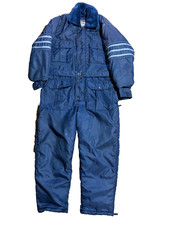VNT Brand  Priority Male Snow Mobile Suit Blue Mens Size M Full Zip Retro Pants picture