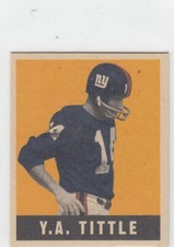 1997 YA Tittle Donruss Leaf Mini INSERT /1948 - #22 NY New York Giants picture