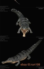REBOR Jurassic King Crocodile Deinosuchus Lake Model 45cm with Dino Accessory picture