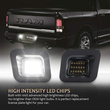 For 2003-2018 Dodge Ram 1500 2500 3500 Rear 38-SMD LED License Plate Lights Lamp picture