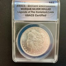 1880-S Legends of the Comstock Lode ANACS Morgan Dollar  -  in USA picture