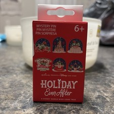 Disney Hallmark Holiday Ever After Mickey & Minnie Christmas Mystery Box Pin New picture