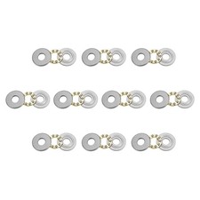 10pcs F8-22M Needle Roller Thrust Bearing 8x22x7mm Chrome Steel with Washer picture
