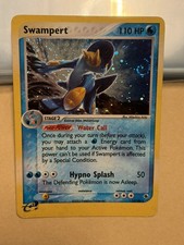 Pokemon TCG Swampert 13/109 SWIRL Ruby & Sapphire Holo Rare Eng 2003 MP picture