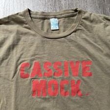 RARE VTG Hollister Mens Brown ‘CASSIVE MOCK’ Banned T-shirt Size S picture