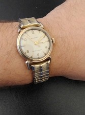 Working Vintage 1953 Bulova 10CSC American Clipper Fancy Lugs Mens Manual Watch picture