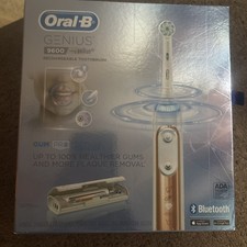 New ORAL B GENIUS 9600 Electric Rechargeable Toothbrush Sakura Pink Unopened picture