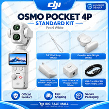 Official DJI White Pocket 4 Pro Standard Vlog Creator Combo Camera, US No Tariff picture