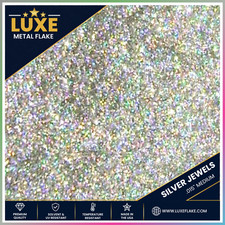 2lb Silver Jewels Holographic Metal Flake, .004