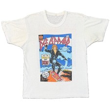 Vintage 1987 80s Def Leppard Women of Doom tee Shirt white thin band Concert  picture