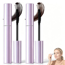 2Pcs Mascara for Older Women,Long Lasting Curl Mascara,Lengthening and Volumizin picture
