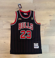 Mitchell & Ness Michael Jordan #23 Chicago Bulls Jersey Black L Swingman picture